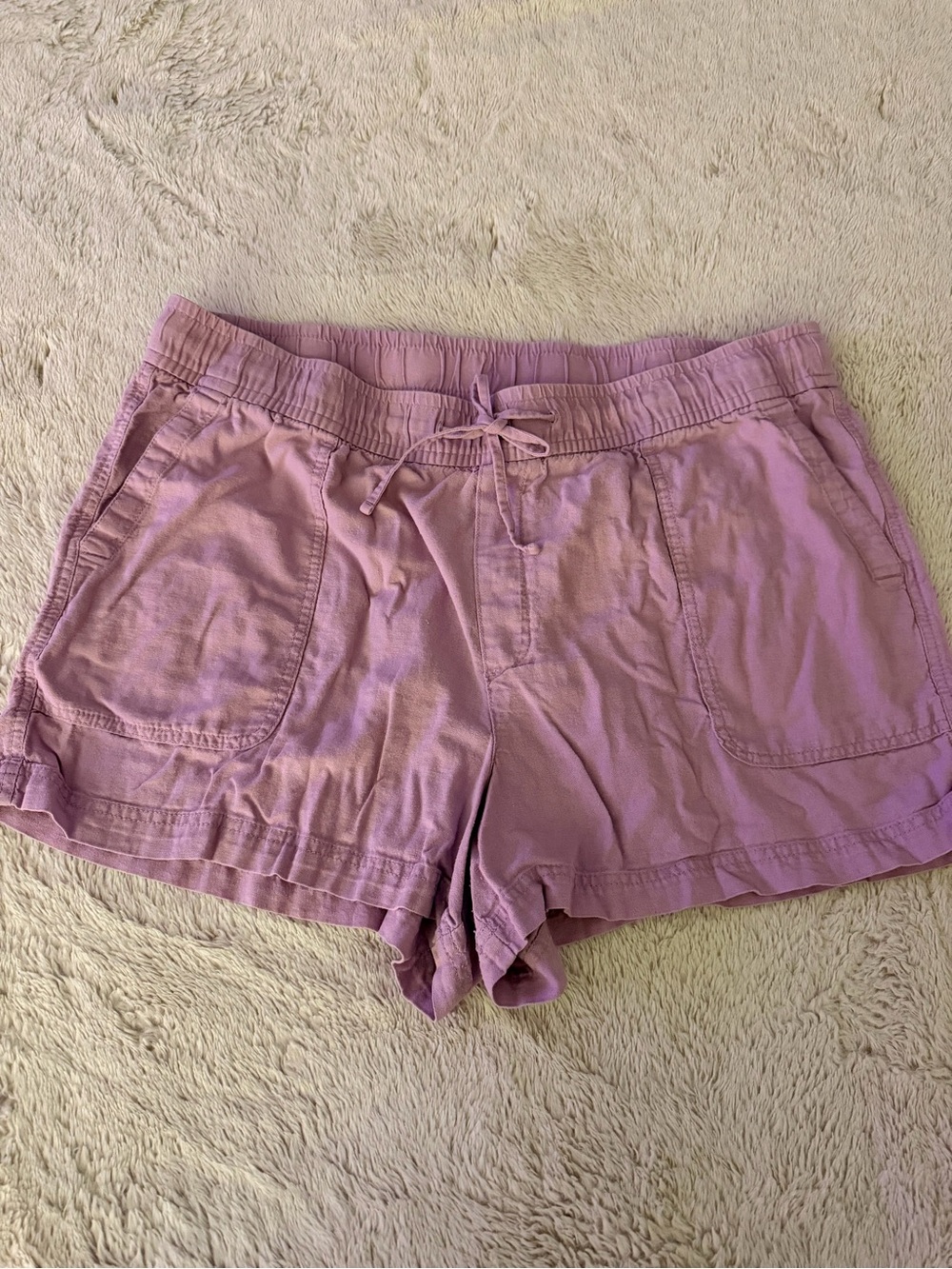 GAP Lilac Linen Shorts